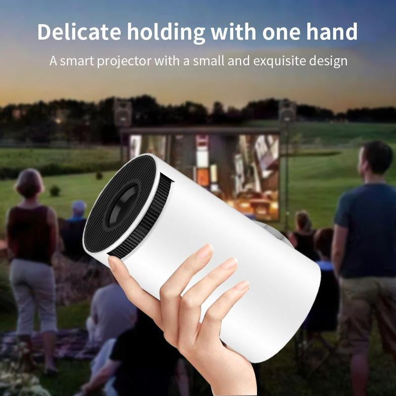 Experience the Ultimate Home and Outdoor Movie Nights with the Holycode Portable Projector - Now with WiFi & Bluetooth Connectivity!