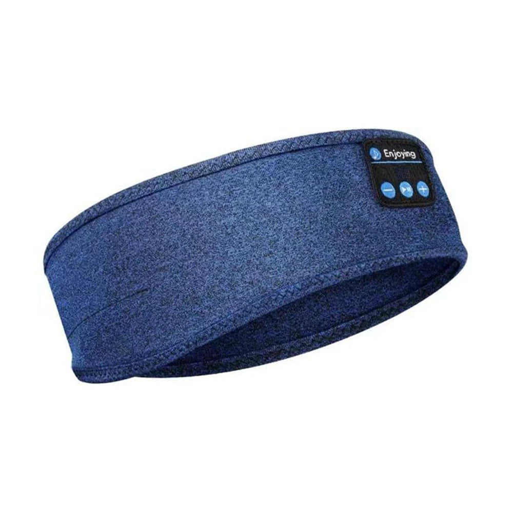 Experience Ultimate Comfort with Bluetooth-Compatible Sports Sleeping Headband - Wireless Music Eye Mask Headset