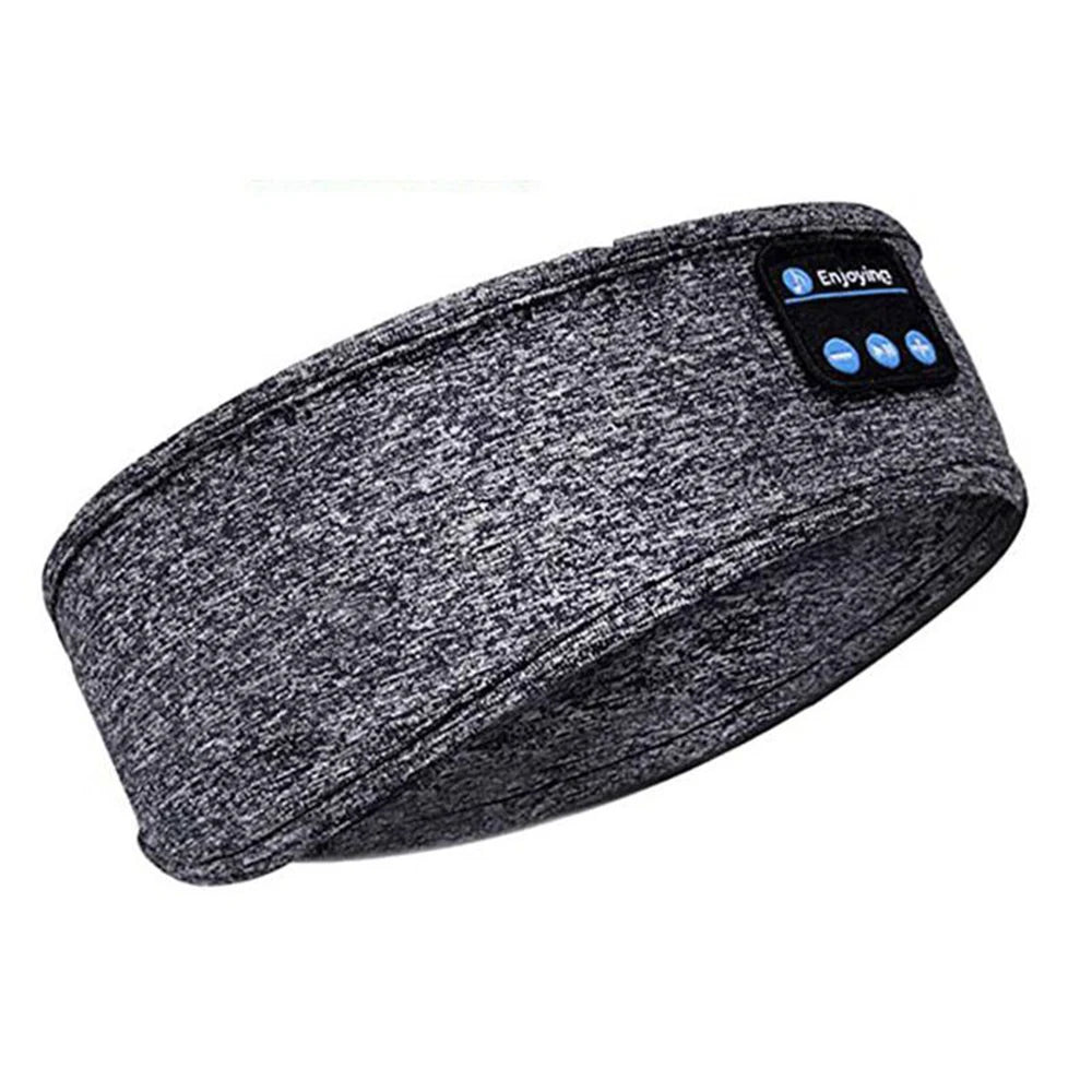 Experience Ultimate Comfort with Bluetooth-Compatible Sports Sleeping Headband - Wireless Music Eye Mask Headset